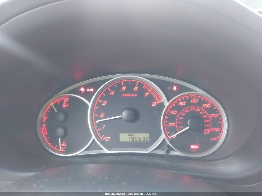 2008 SUBARU IMPREZA auction photo 7