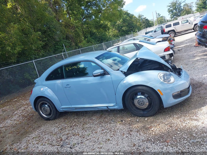 VOLKSWAGEN BEETLE 2013 VIN 3VWJP7AT6DM632129