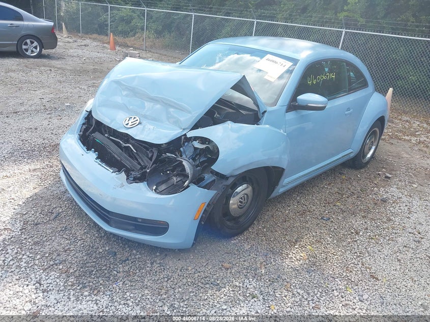 VOLKSWAGEN BEETLE 2013 VIN 3VWJP7AT6DM632129