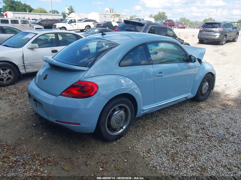 VOLKSWAGEN BEETLE 2013 VIN 3VWJP7AT6DM632129