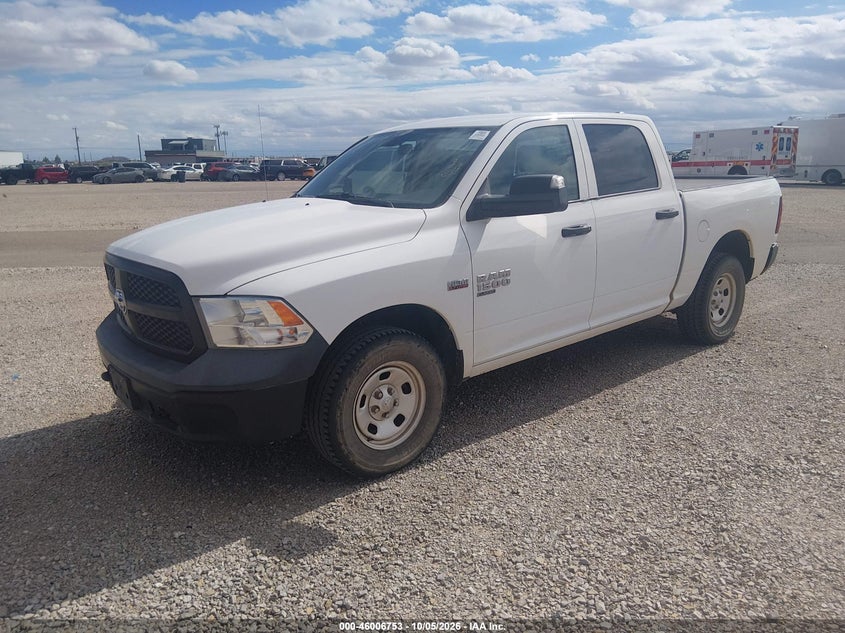 Vin: 1c6rr7kt3ls156577, lot: 46506129, ram 1500 classic tradesman  4x4 5'7 box 20202