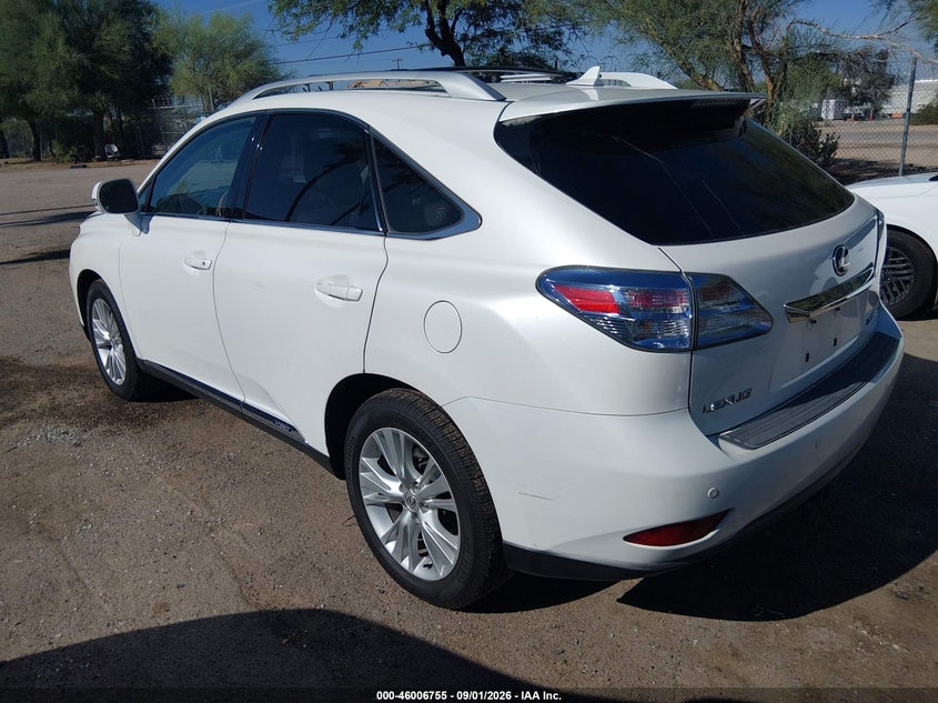 2010 LEXUS RX 450H auction photo 3