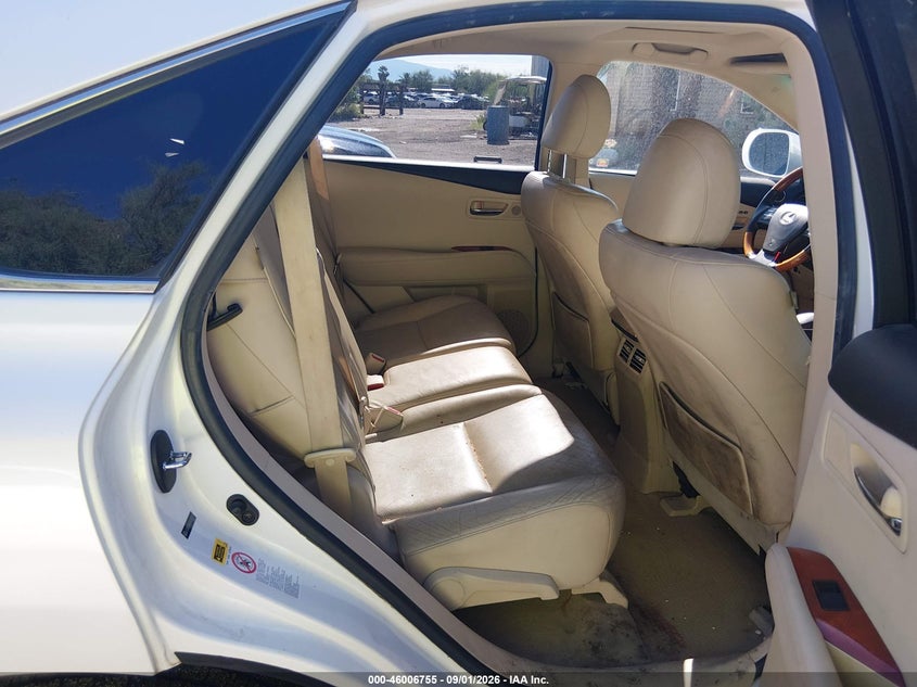 2010 LEXUS RX 450H auction photo 8
