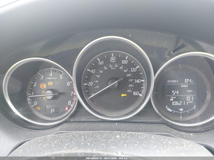 2016 MAZDA 6 SEDAN 2.5L I-4 DI, DOHC, VVT, 184HP