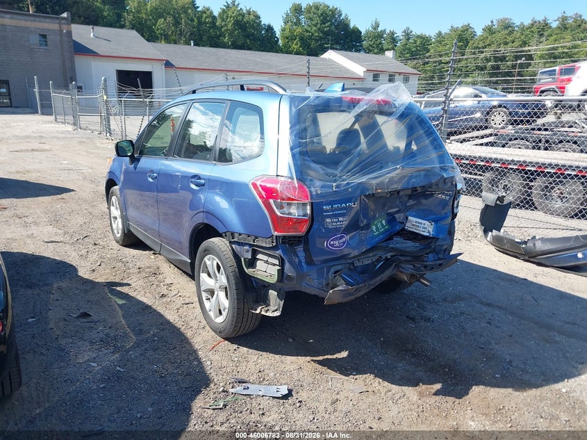 2016 SUBARU FORESTER auction photo 3