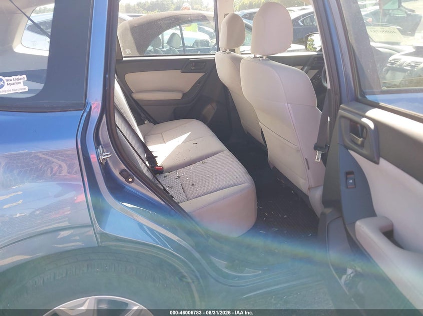 2016 SUBARU FORESTER auction photo 8