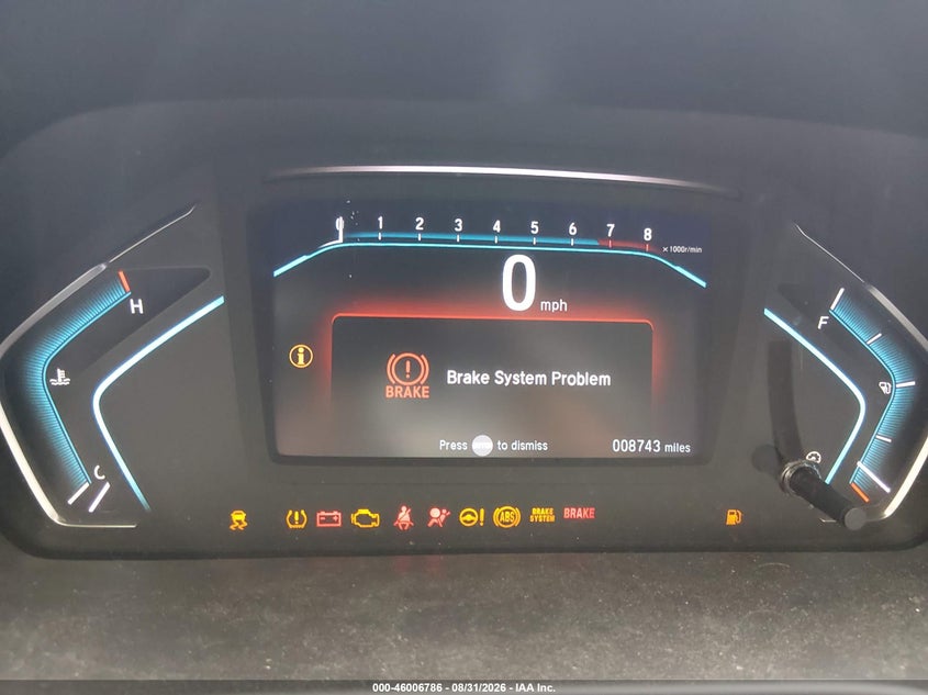 2019 HONDA ODYSSEY auction photo 7