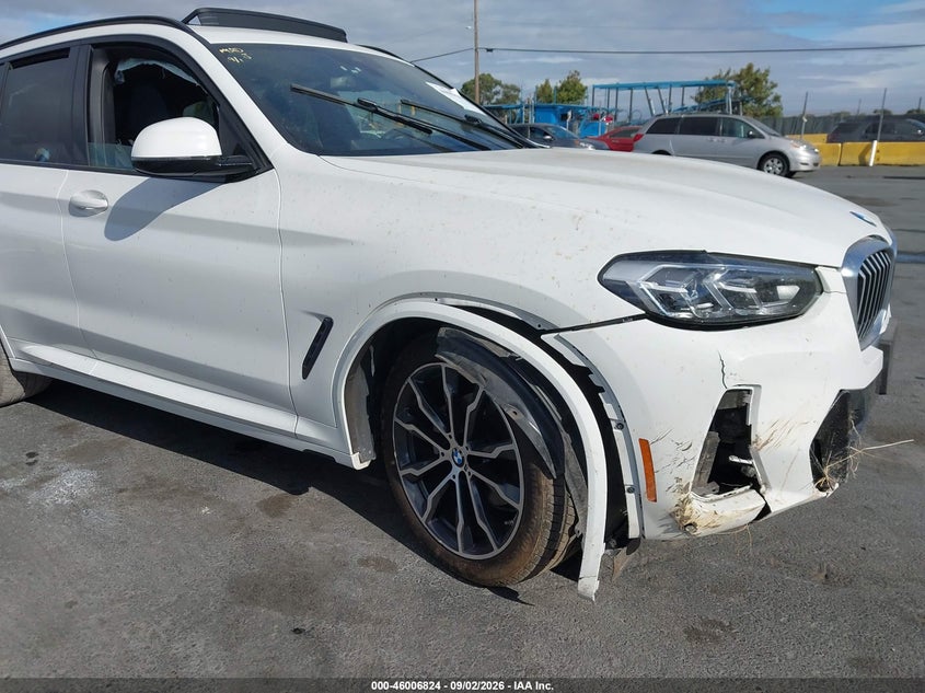 2022 BMW X3 auction photo 6