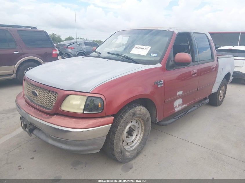 2003 Ford F-150 Lariat/Xlt, Rear, IAAI, VIN 1FTRW07603KC92211 — photo 2
