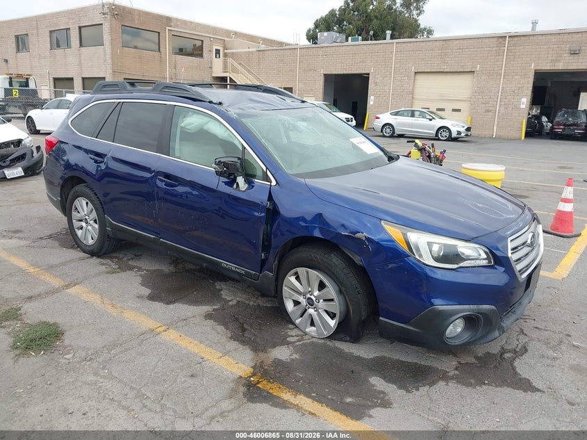 Vin: 4s4bsbfcxf3288466, lot: 46506241, subaru outback 2.5i premium 2015 img_1