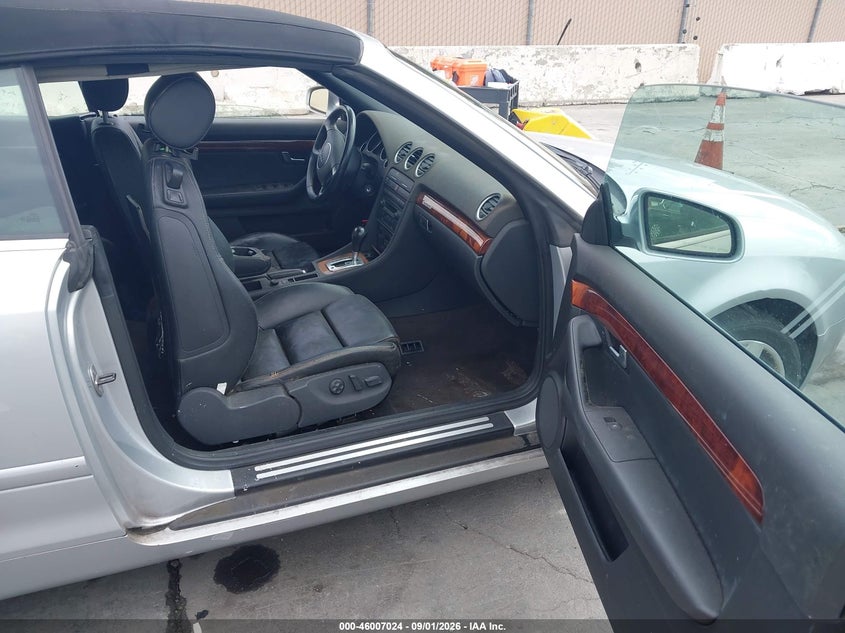 AUDI A4 2004 VIN WAUDT48H14K009355