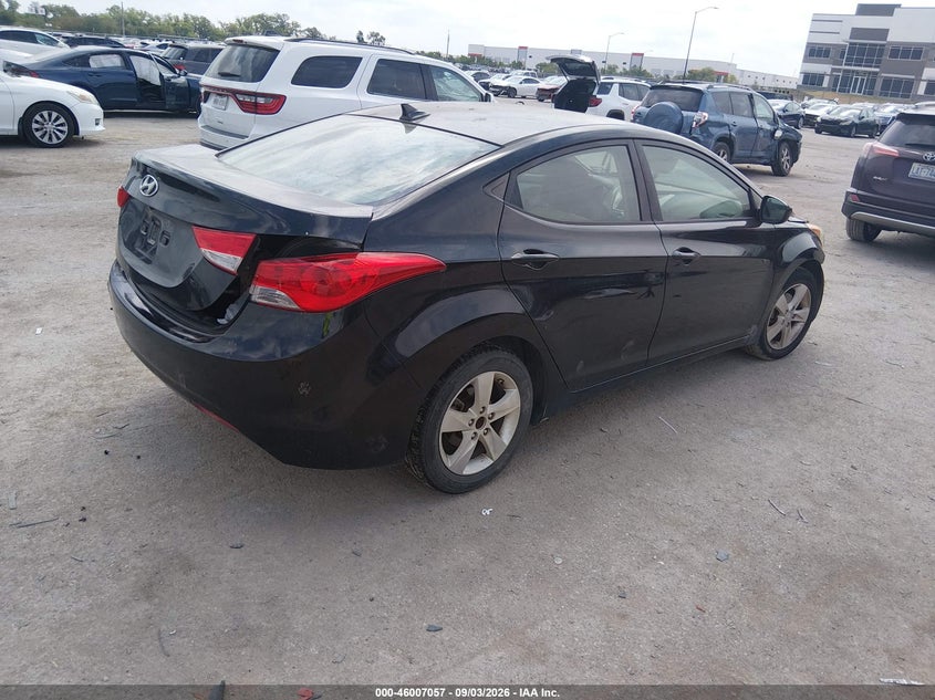 Vin: 5npdh4ae6bh049186, lot: 46506433, hyundai elantra gls 20114