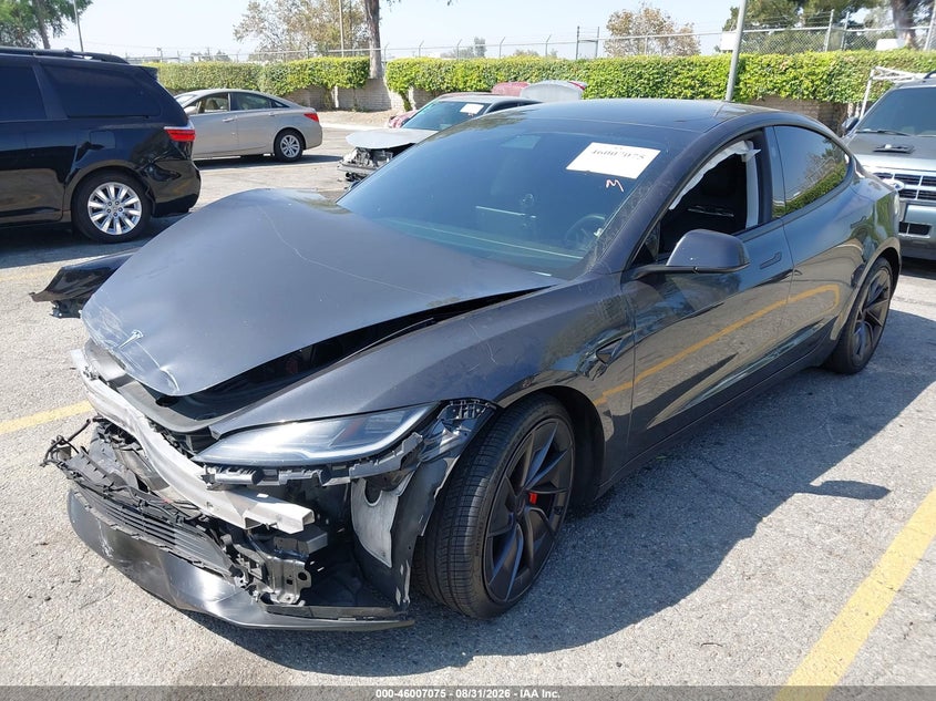 Vin: 5yj3e1et3rf862182, lot: 46506451, tesla model 3 performance all-wheel drive 20242