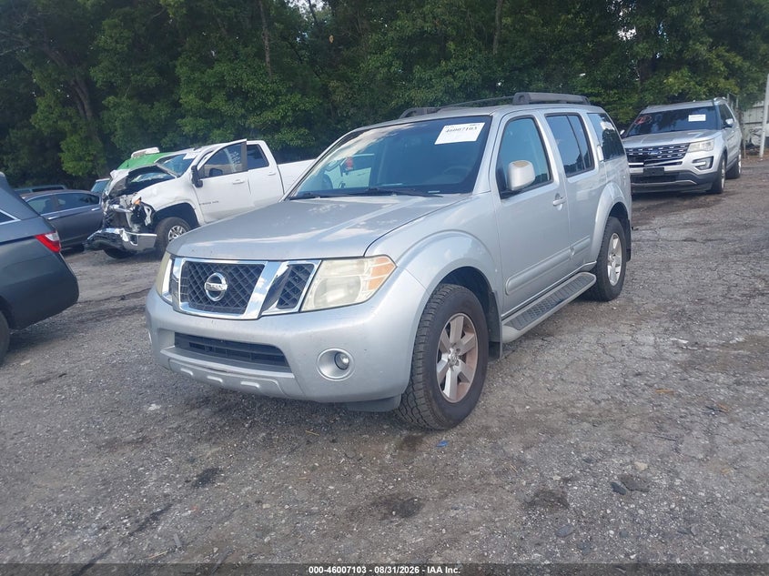 2008 Nissan Pathfinder, Удар спереду, IAAI, VIN 5N1AR18U48C630861 — фото 2