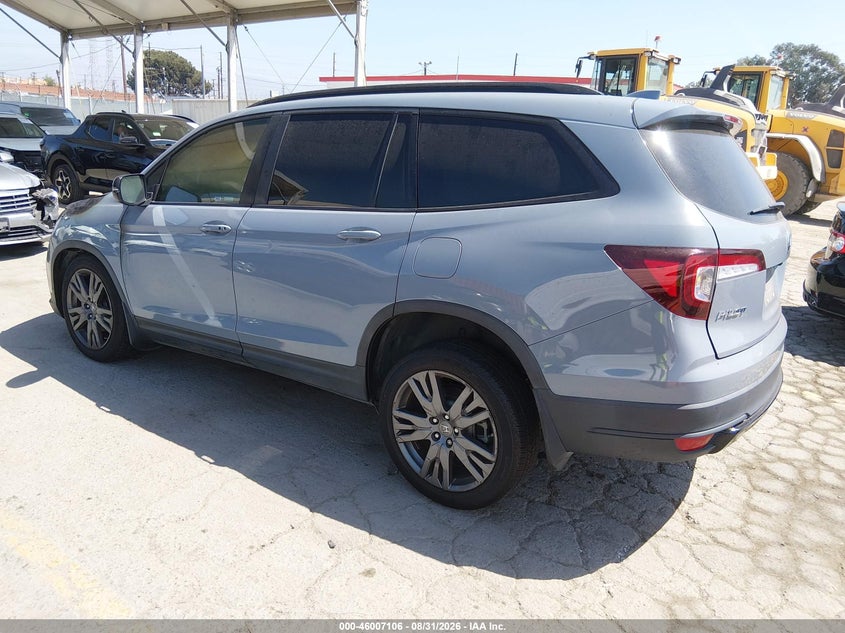 Vin: 5fnyf6h34nb090958, lot: 46506483, honda pilot awd sport 20223