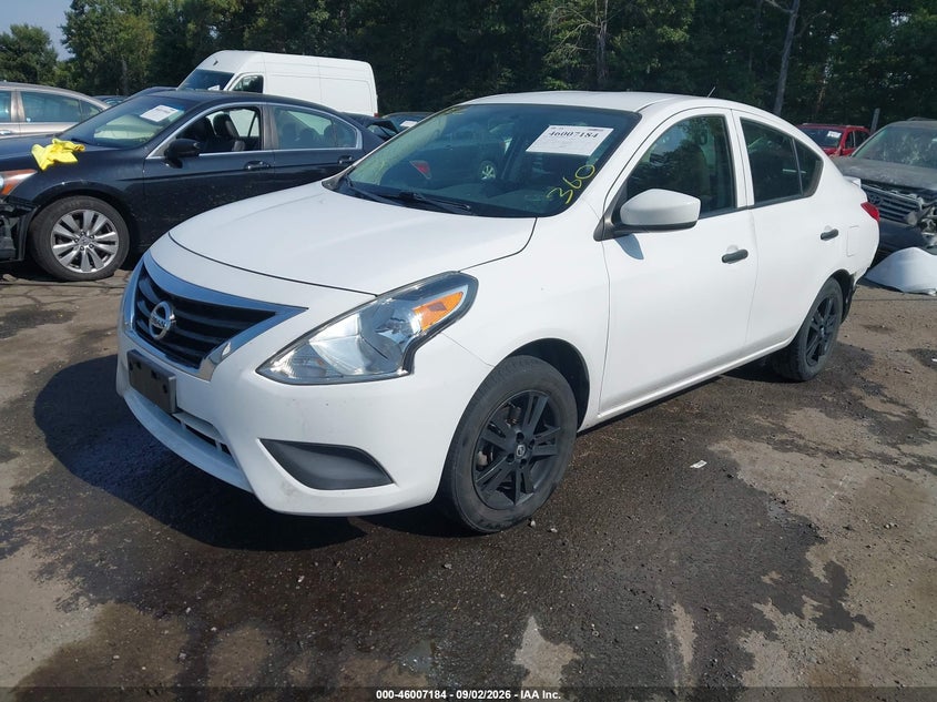 Vin: 3n1cn7ap6kl877166, lot: 46506559, nissan versa 1.6 s+ 20192