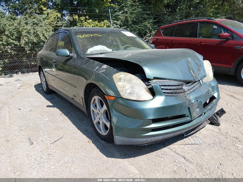 INFINITI G35 2003 VIN JNKCV51E93M009085