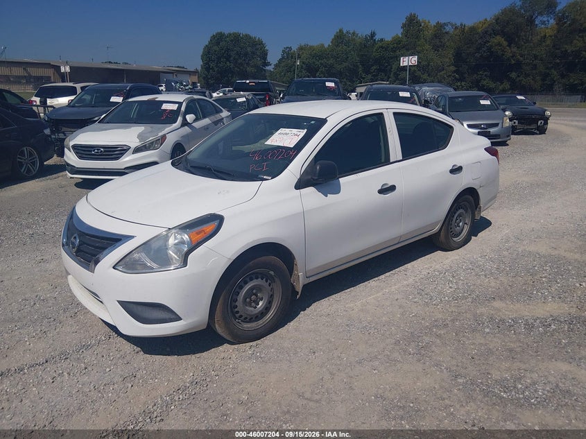 Vin: 3n1cn7ap6fl959954, lot: 46506580, nissan versa 1.6 s 20152