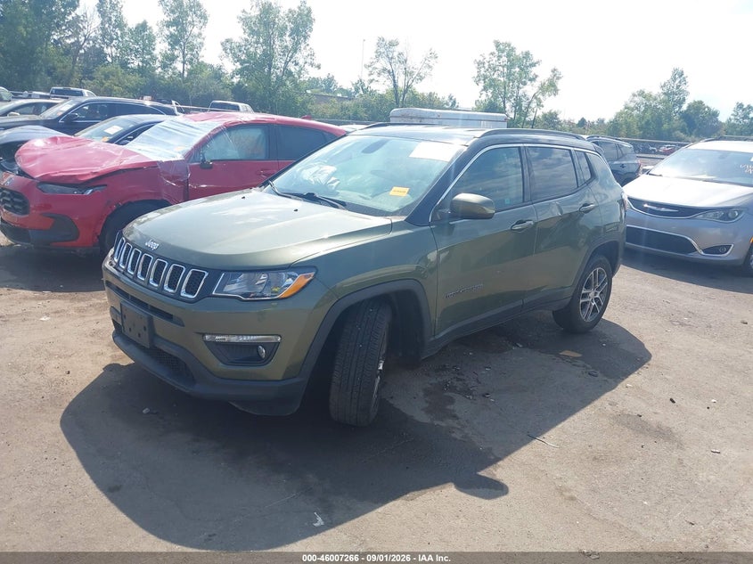 Vin: 3c4njdbb2lt153785, lot: 46506642, jeep compass latitude 4x4 20202