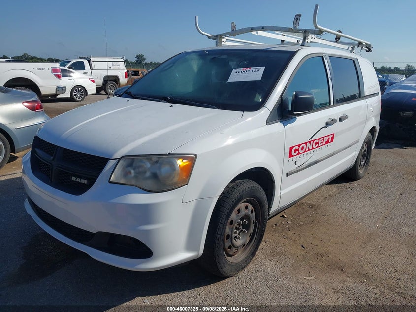 Vin: 2c4jrgag9er290573, lot: 46506701, ram cargo tradesman 20142