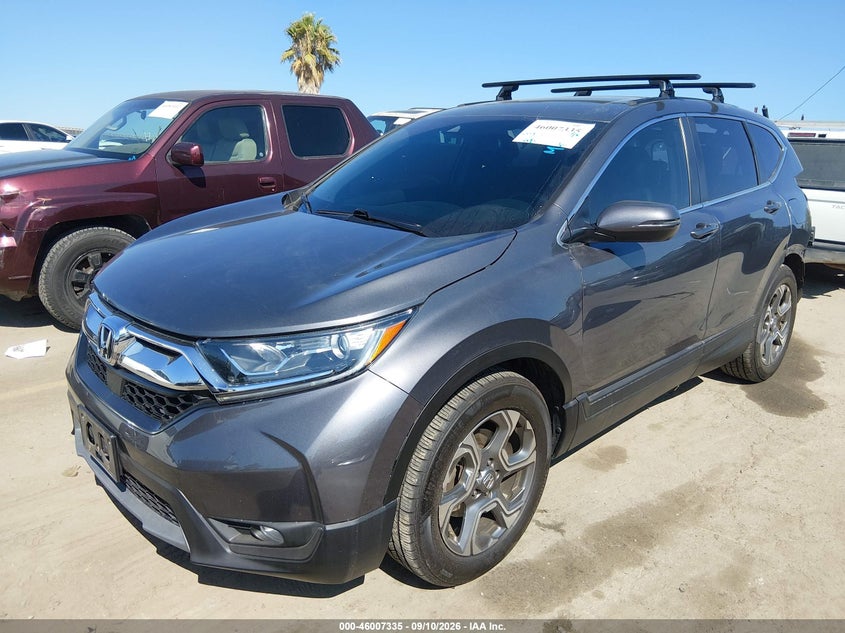 Vin: 5j6rw1h82ka005245, lot: 46506711, honda cr-v ex-l 20192