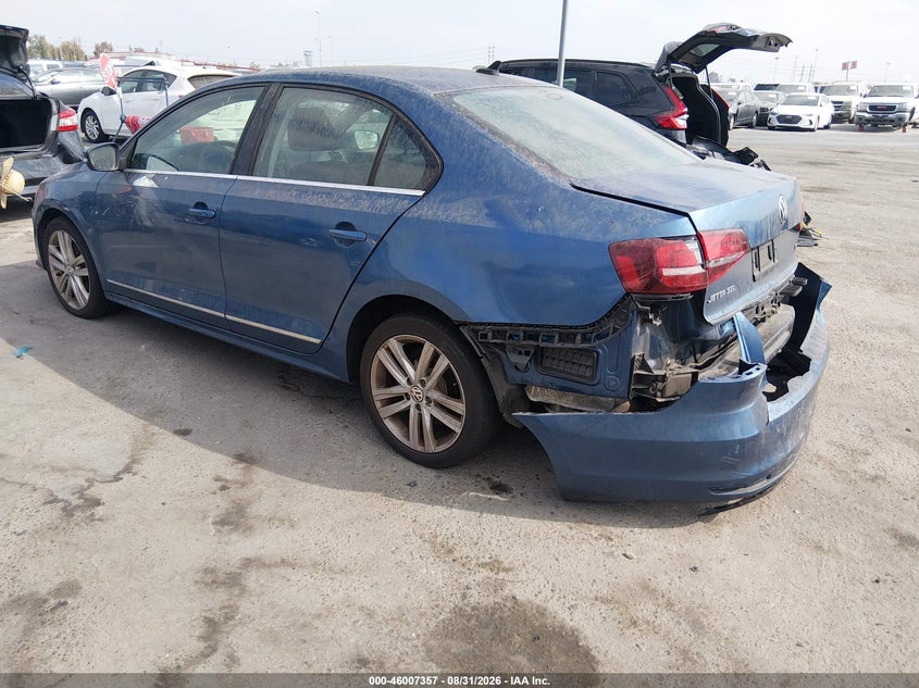 2017 VOLKSWAGEN JETTA SEDAN 1.8L I-4 DI, DOHC, VVT, TURBO, REGULAR , 170HP