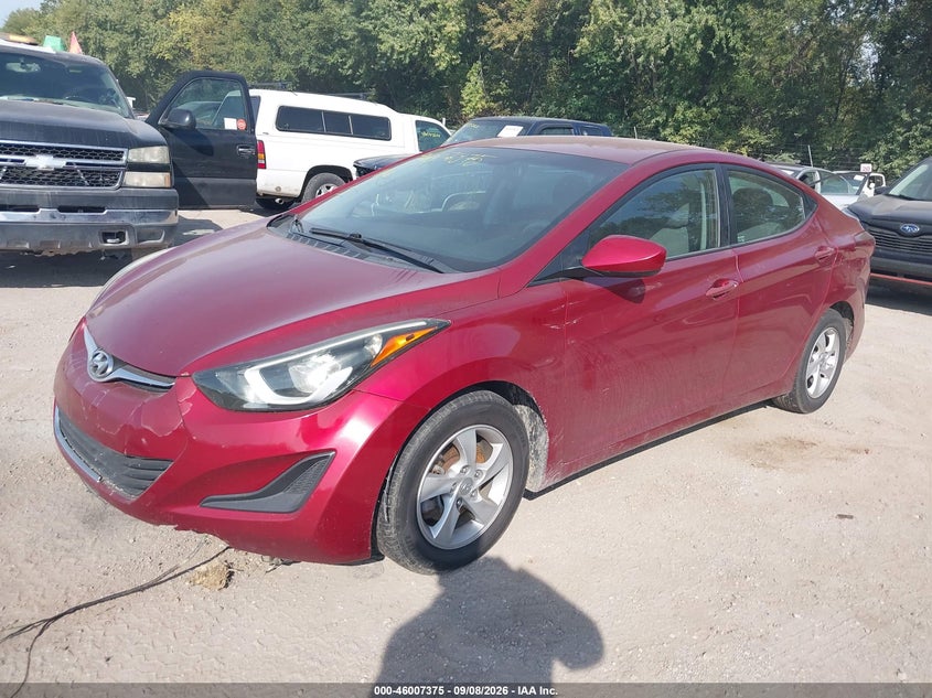 Vin: 5npdh4ae2fh650374, lot: 46506751, hyundai elantra se 20152