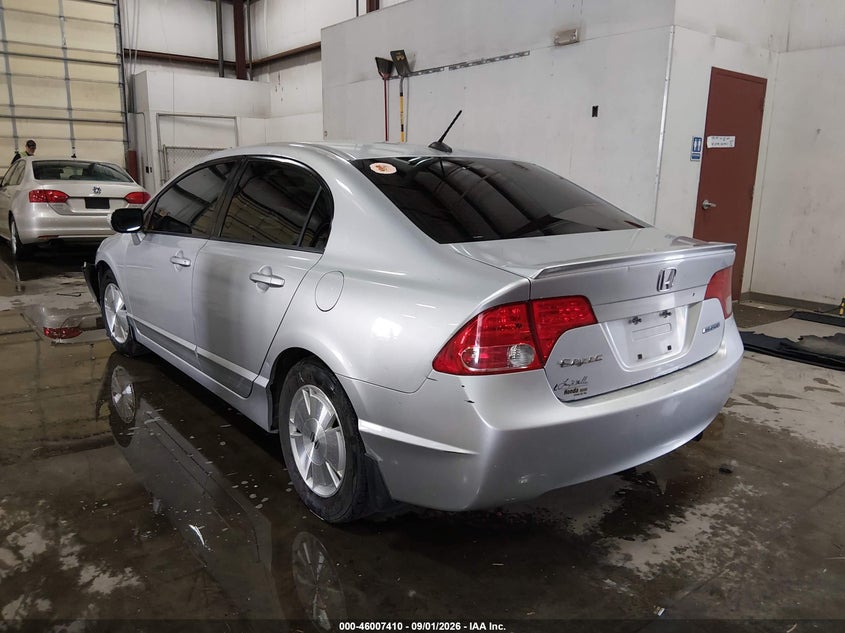 2007 HONDA CIVIC SEDAN 1.3L I-4 VVT, REGULAR , 93HP