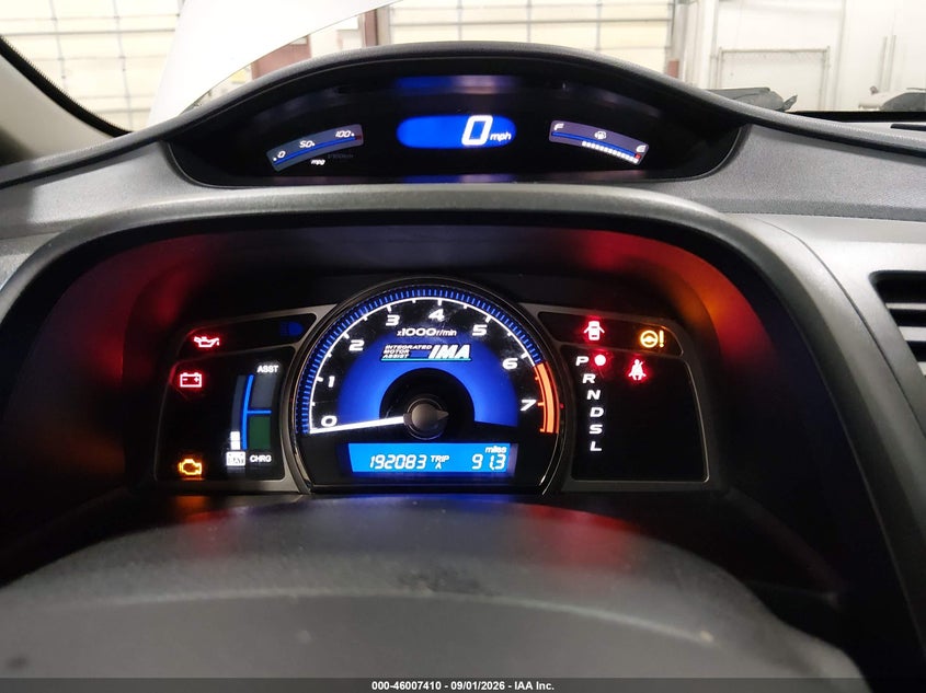 2007 HONDA CIVIC SEDAN 1.3L I-4 VVT, REGULAR , 93HP
