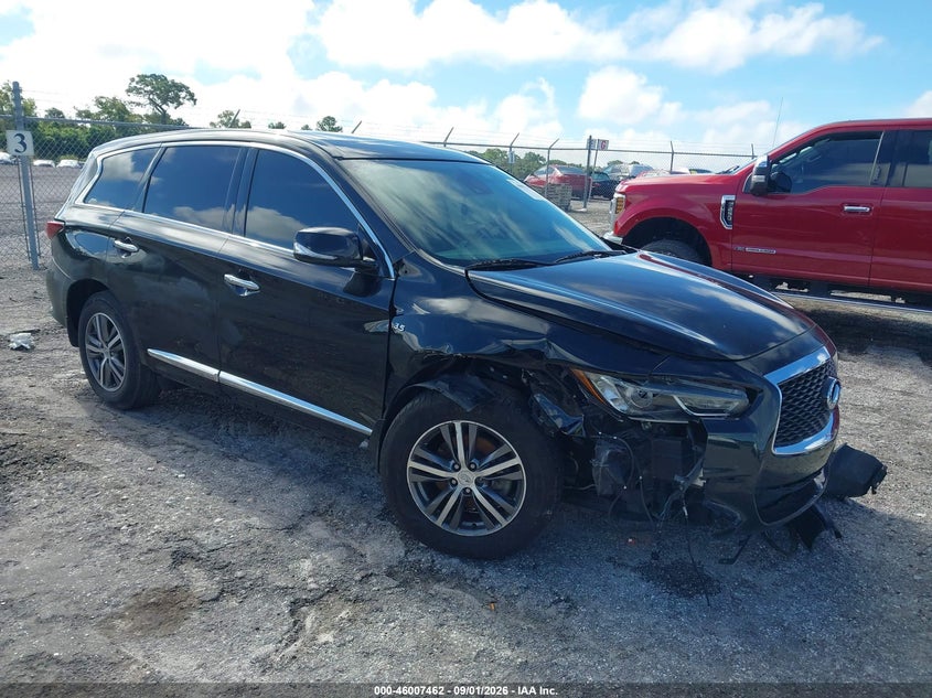 2019 Infiniti Qx60 Pure, Правый перёд, IAAI, VIN 5N1DL0MNXKC562158