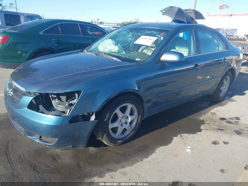 2006 Hyundai Sonata, Front End, IAAI, VIN 5NPEU46F16H063973 — photo 2