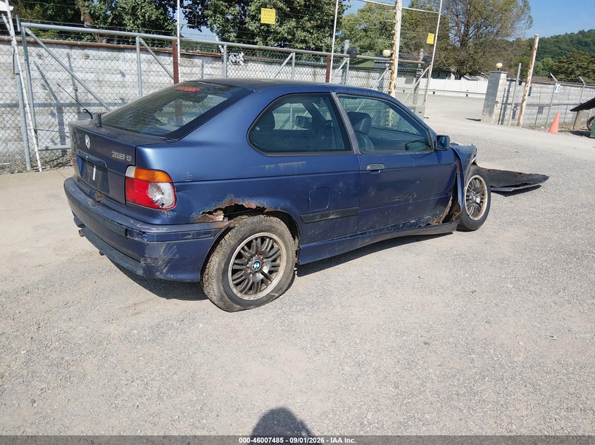 BMW 318 1996 VIN WBACG7325TAS97390
