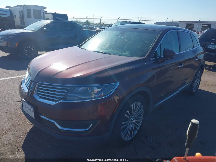 Vin: 2lmtj8lr2gbl46840, lot: 46506865, lincoln mkx reserve 20162