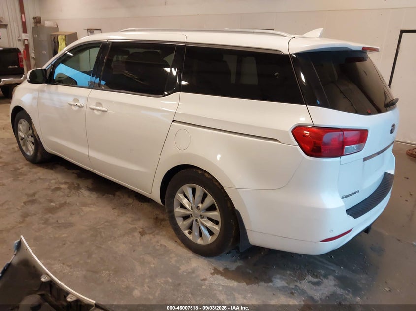 Vin: kndmc5c10f6035511, lot: 46506894, kia sedona ex 20153