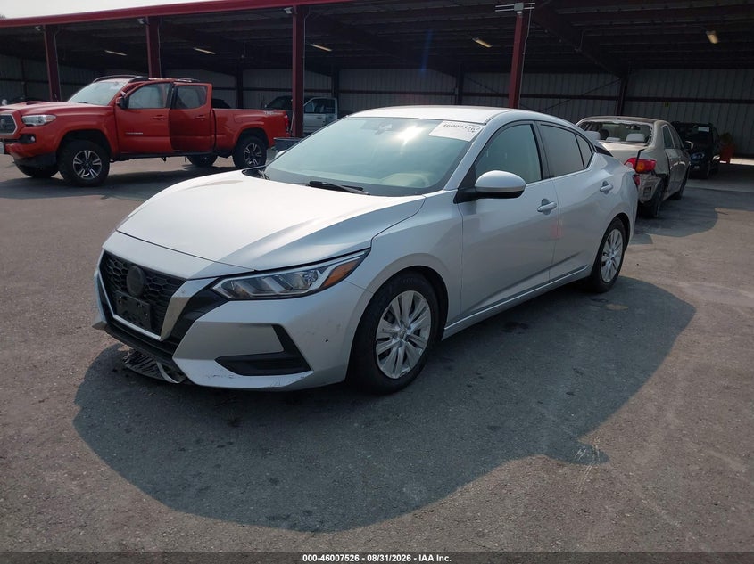 2022 Nissan Sentra, Right Front, IAAI, VIN 3N1AB8BVXNY288017 — photo 2