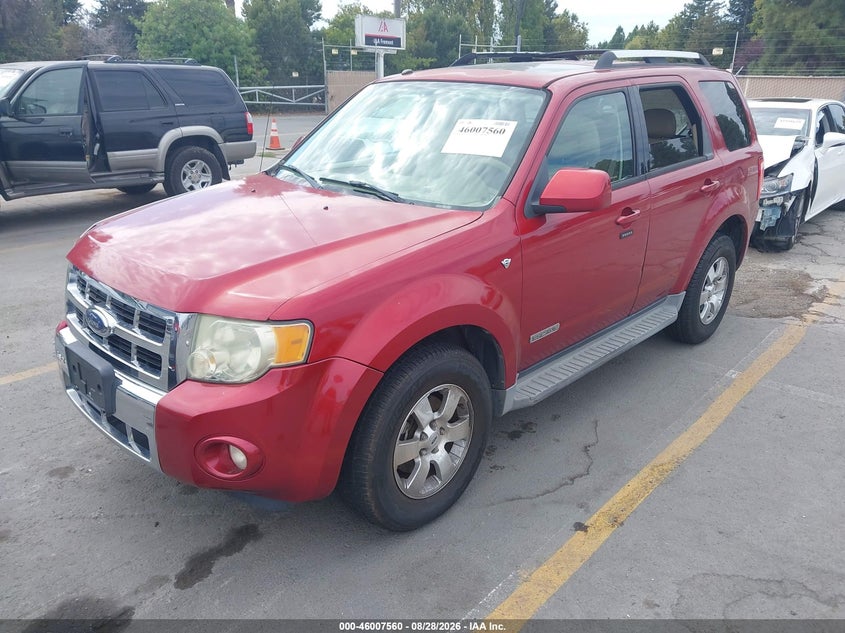 2008 Ford Escape, Обычный износ, IAAI, VIN 1FMCU04168KE30387 — фото 2