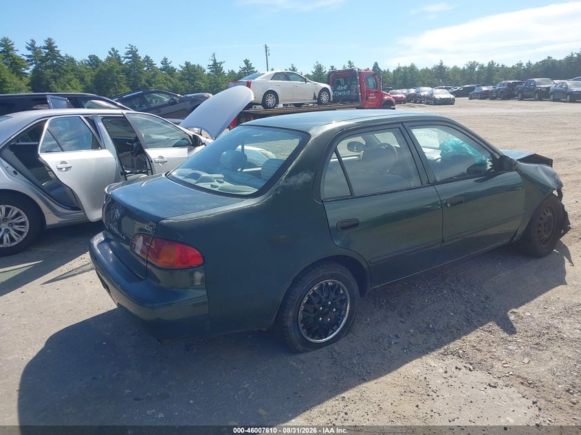 TOYOTA COROLLA 2000 VIN 2T1BR12E9YC336910