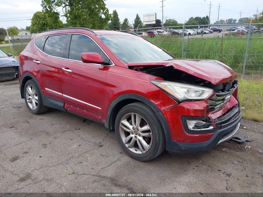 Vin: 5xyzu3la8dg045947, lot: 46507103, hyundai santa fe sport 2.0t 20131
