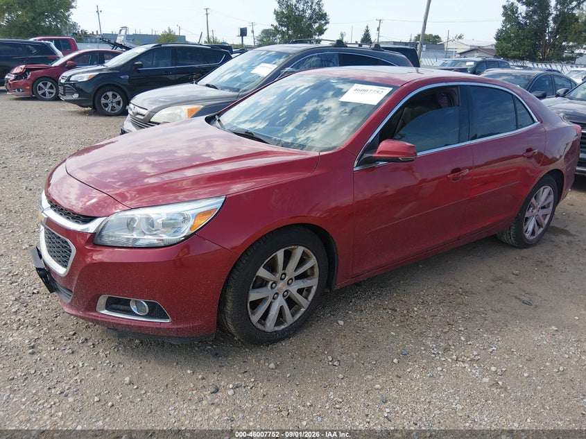 2014 CHEVROLET MALIBU SEDAN 2.5L I-4 DI, DOHC, VVT, REGULAR , 196HP