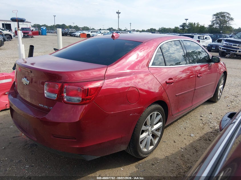 2014 CHEVROLET MALIBU SEDAN 2.5L I-4 DI, DOHC, VVT, REGULAR , 196HP