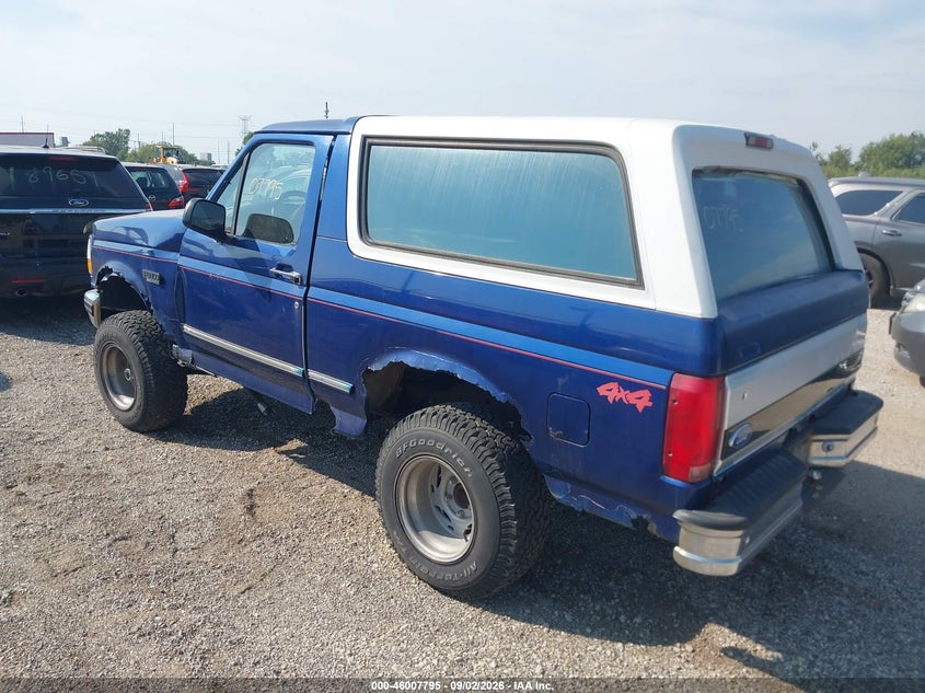 1996 FORD BRONCO auction photo 3