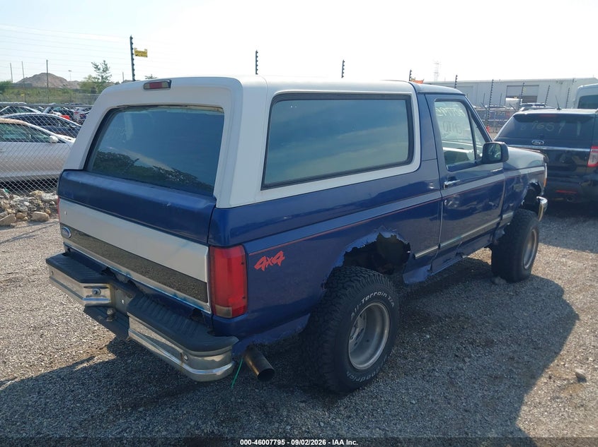 1996 FORD BRONCO auction photo 4