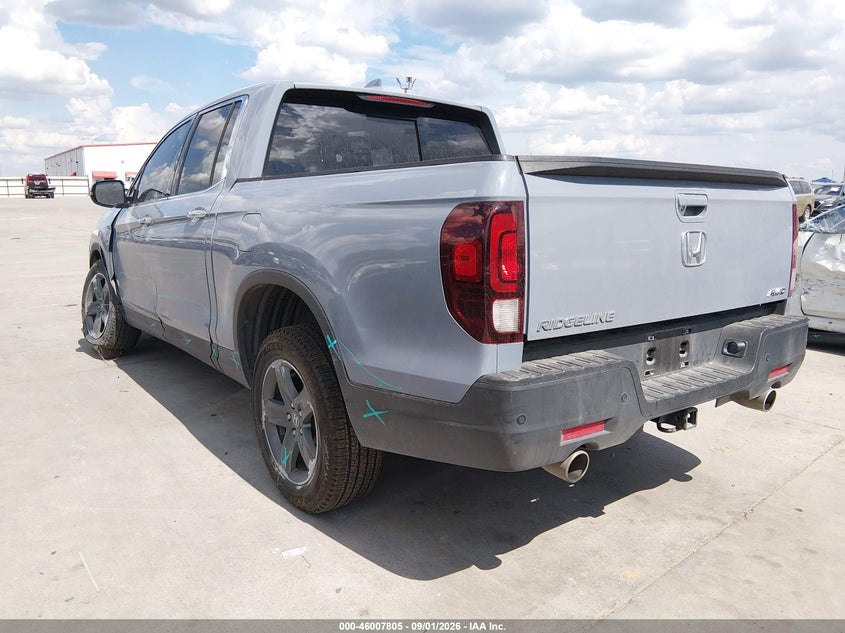 Vin: 5fpyk3f74pb031127, lot: 46507181, honda ridgeline rtl-e 20233