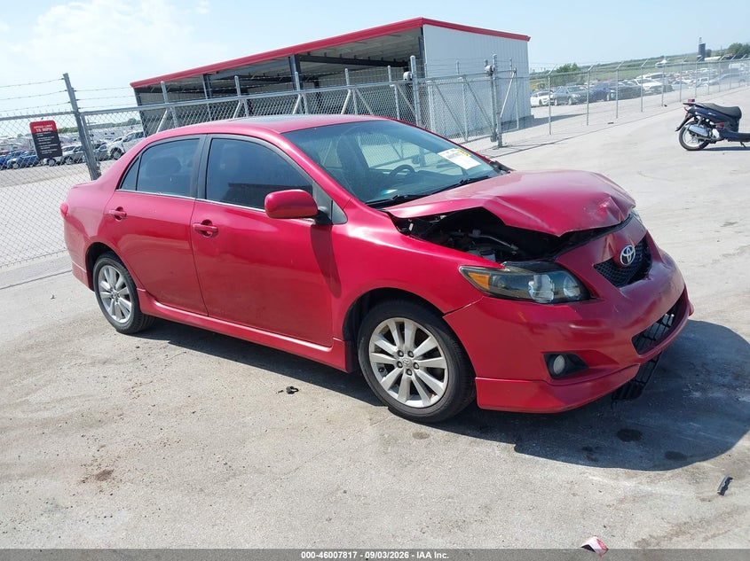 Vin: 2t1bu4ee3ac417502, lot: 46507193, toyota corolla s 2010 img_1