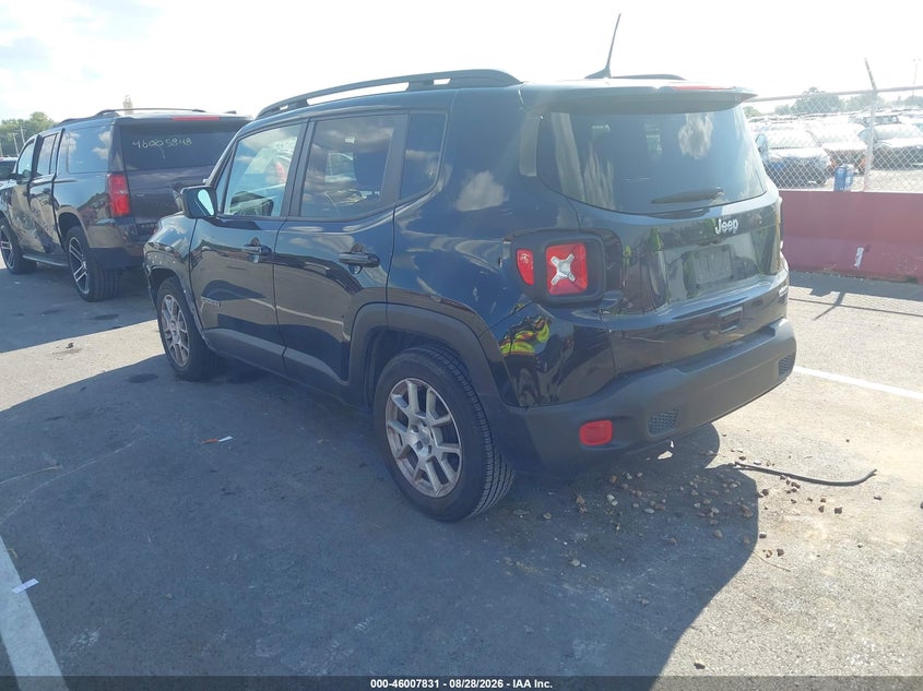 Vin: zacnjcbbxmpn30315, lot: 46507207, jeep renegade latitude fwd 20213