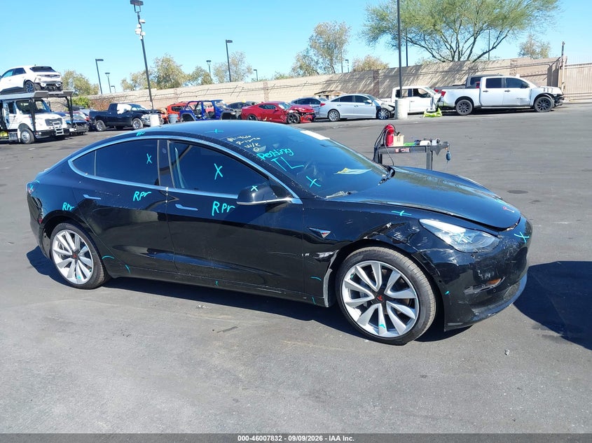 TESLA MODEL 3 2018 VIN 5YJ3E1EA1JF046851