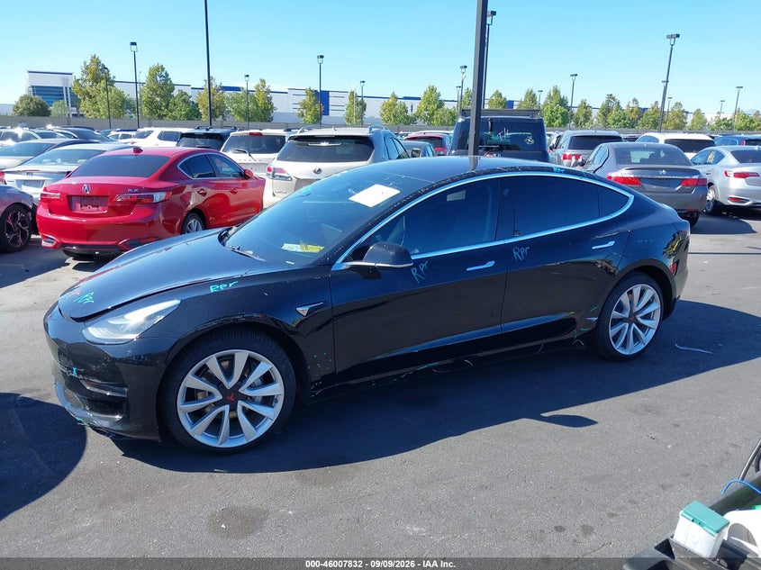 TESLA MODEL 3 2018 VIN 5YJ3E1EA1JF046851