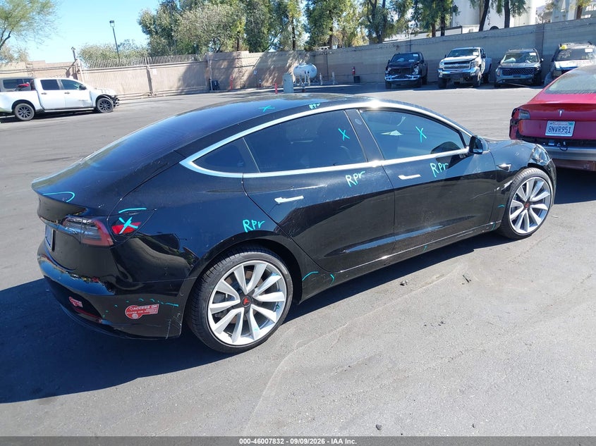 TESLA MODEL 3 2018 VIN 5YJ3E1EA1JF046851
