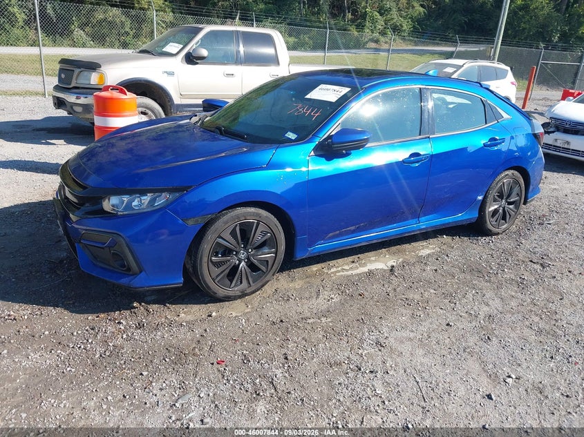 2019 Honda Civic Ex, Right Side, IAAI, VIN SHHFK7H67KU402820 — photo 2