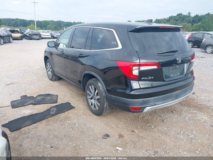 Vin: 5fnyf6h59lb043097, lot: 46507231, honda pilot awd ex-l 20203